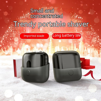 Mini Shaver Double-headed Portable USB Charging Waterproof Men's Household