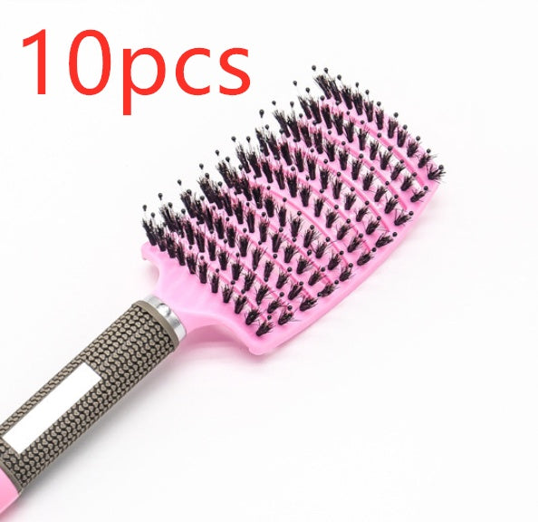 Hairbrush Anti Klit Brushy Haarborstel Women Detangler Hair Brush Bristle Nylon Scalp Massage  Teaser Hair Brush Comb