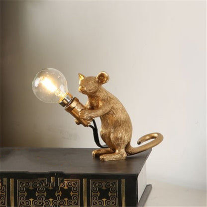 Nordic Creative Resin Mini Animal Mouse Light