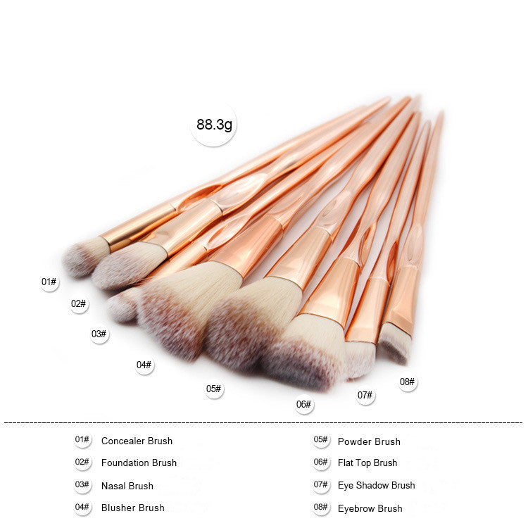 4/8 makeup brush set