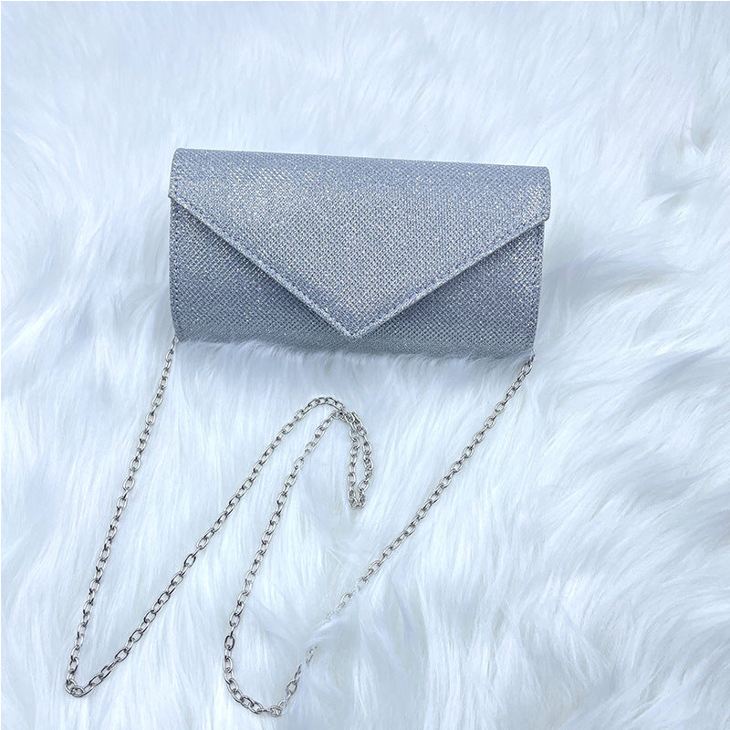 European And American Style Fashion Flash Material Dinner Bag Clutch