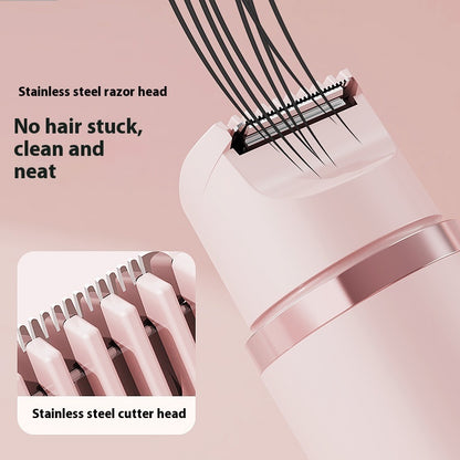 Dual-Head Electric Shaver Painless Women's Epilator Bikini Hair Removal Device Automatic Hair Trimmer Underarm Facial Lips Leg