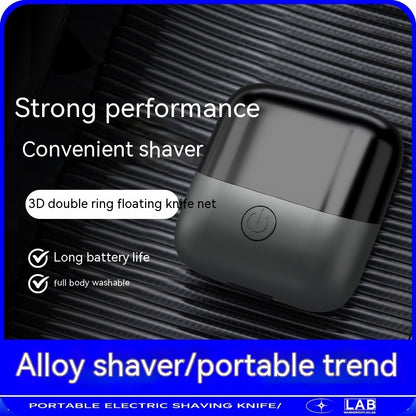 Mini Shaver Double-headed Portable USB Charging Waterproof Men's Household