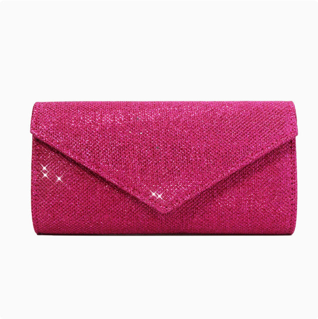European And American Style Fashion Flash Material Dinner Bag Clutch