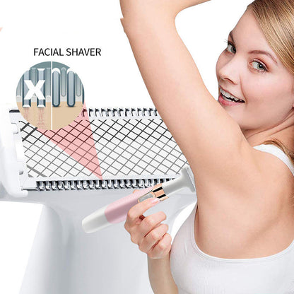 Electric Hair Removal Device Female USB Shaver 5 In 1 Eyebrow Trimmer