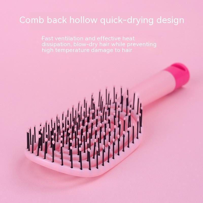 Home Fashion Simple Hollow Long Handle Massage Comb