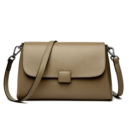 Leather Shoulder Bag Women's Cowhide All-matching