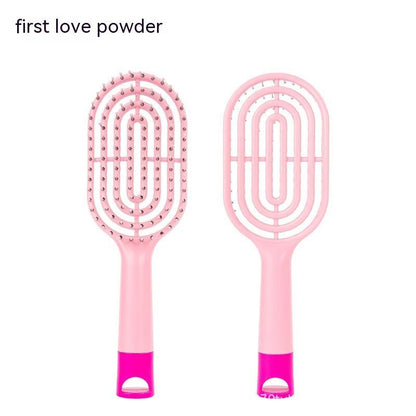 Home Fashion Simple Hollow Long Handle Massage Comb