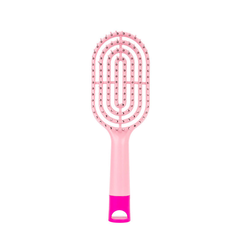 Home Fashion Simple Hollow Long Handle Massage Comb