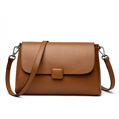 Leather Shoulder Bag Women's Cowhide All-matching