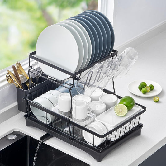 Kitchen Counter Large Cutlery Drain Rack- It Is Forbidden To Sell On The Temu Platform And Does Not Ship On Weekends