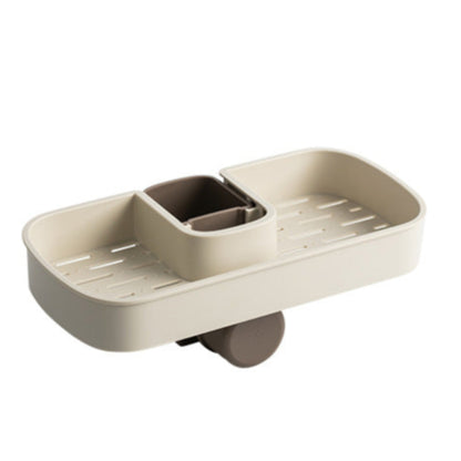 Sink Shelf Soap Sponge Drain Rack Storage Basket Bag Faucet Holder Adjustable Bathroom Holder Sink Kitchen Accessories