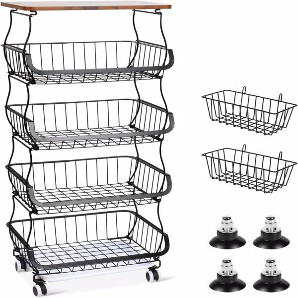 Kitchen Organizer And Storage For 5-layer Fruit Baskets, No Shipping On Weekends