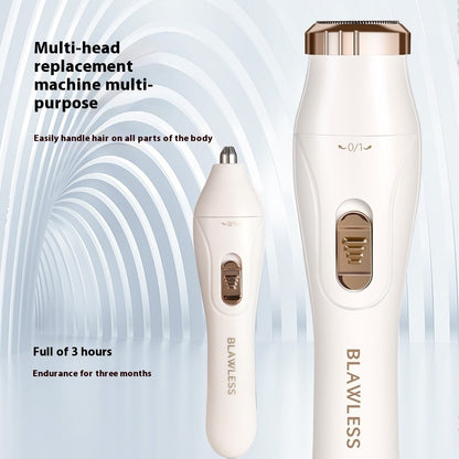 Multifunctional Women's Shaver Hair Trimmer Electric Nose Hair Trimmer