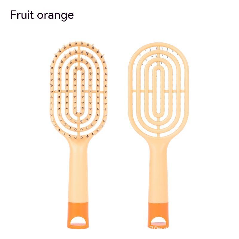 Home Fashion Simple Hollow Long Handle Massage Comb