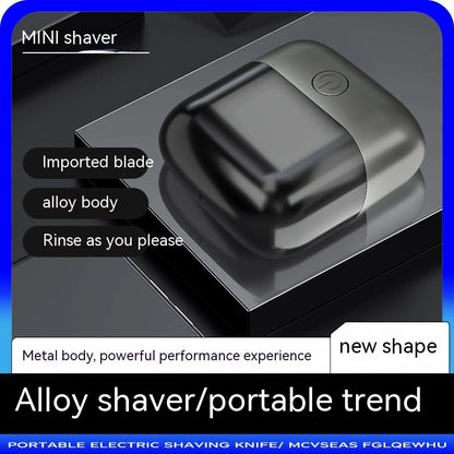 Mini Shaver Double-headed Portable USB Charging Waterproof Men's Household