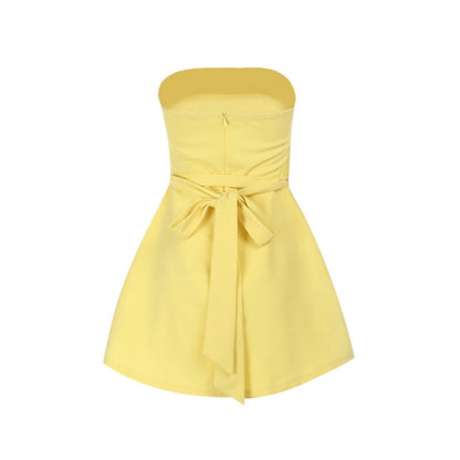 New Fashion Personality Tube Top Dress Women
