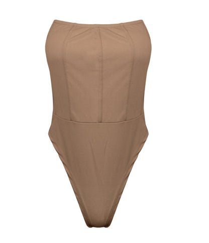 Basic Strapless Tube Top Jumpsuit Women