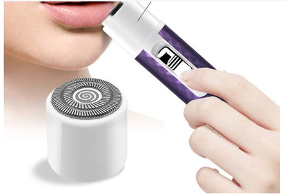 Portable Electric Razor For Women Body Nose Hair Trimmer Face Shavers Eyebrow Legs Armpit Bikini Hair Remover Women Epilator