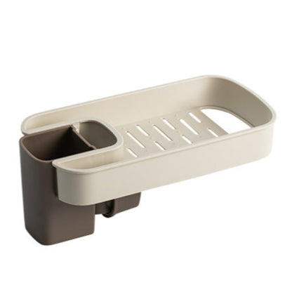 Sink Shelf Soap Sponge Drain Rack Storage Basket Bag Faucet Holder Adjustable Bathroom Holder Sink Kitchen Accessories