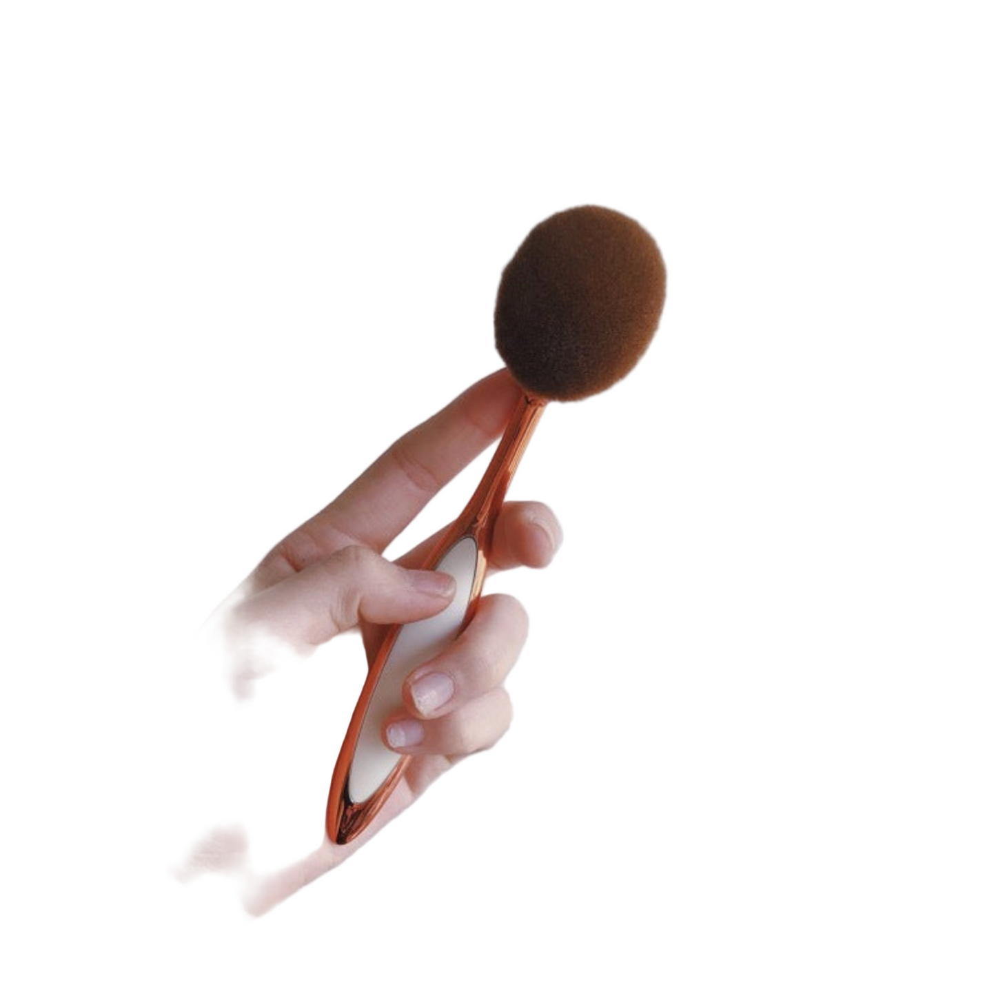 Rose Gold Toothbrush Type Makeup Brush Set