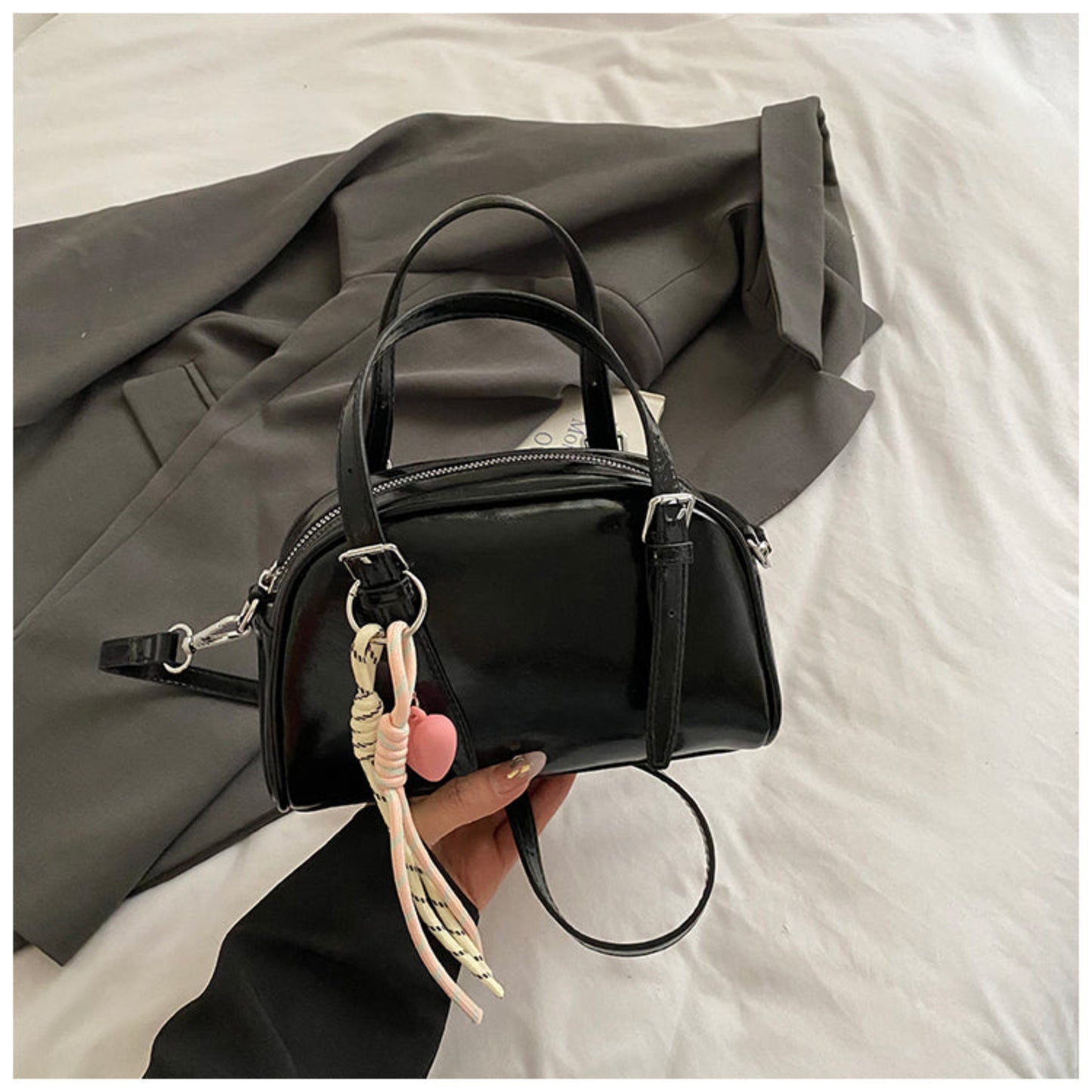 Korean Style Niche Summer Ins Small Square Bag Fashion Shoulder Shell Women's Bag