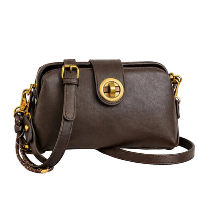High Sense Niche Female Autumn And Winter New Retro Frosted Crossbody Bag