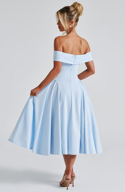 Fashion Personality Pure Color Tube-top Dress Women
