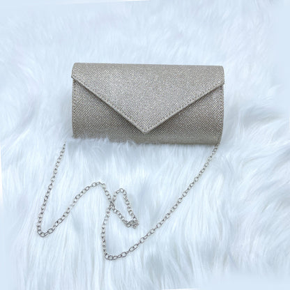 European And American Style Fashion Flash Material Dinner Bag Clutch