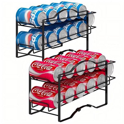 2pcs Kitchen Soda Canned Sorting Rack - Prohibit The Sale Platform, Temu, Do Not Ship On Weekends