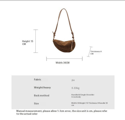 All-match Crossbody Shoulder Underarm Dumpling Bag