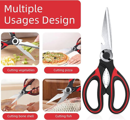 Kitchen Shears Scissors Heavy Duty Cooking Food Meat Chicken Utility