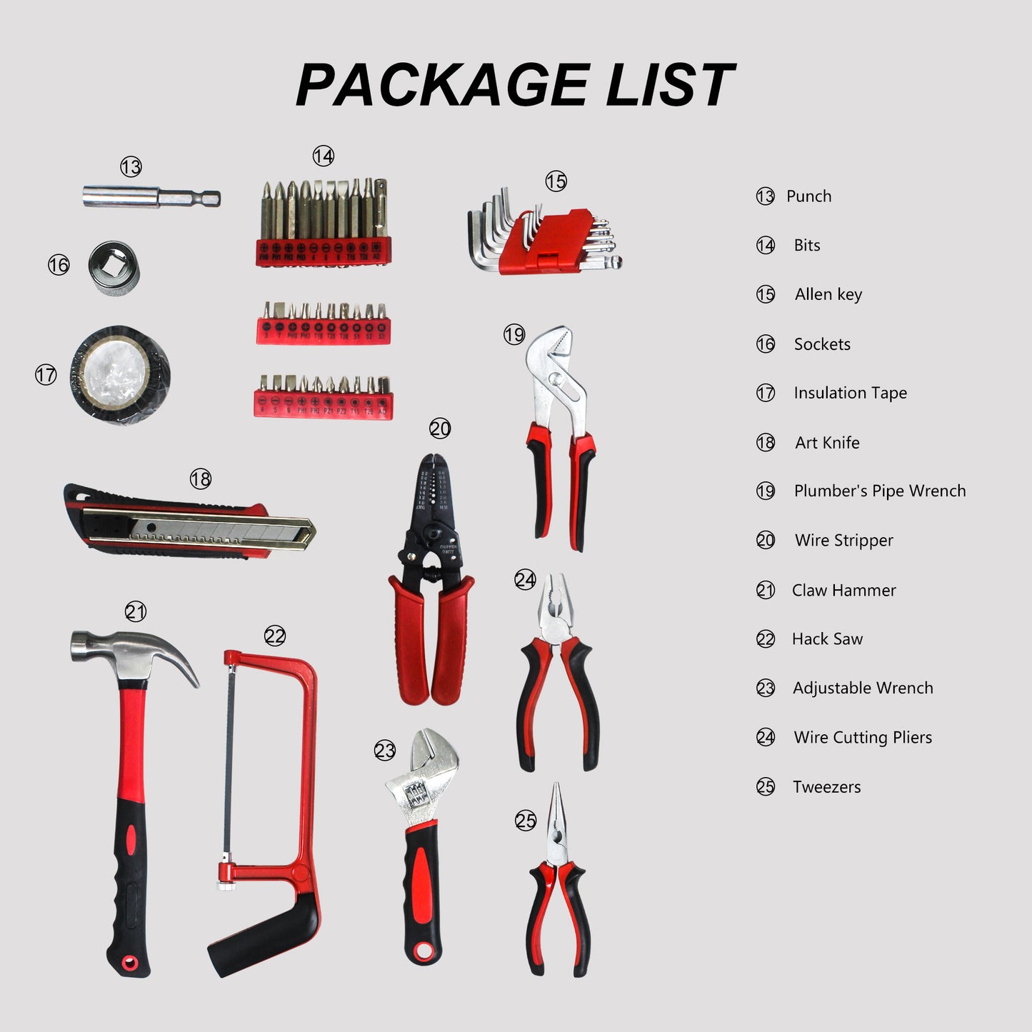 Metal Tool Set