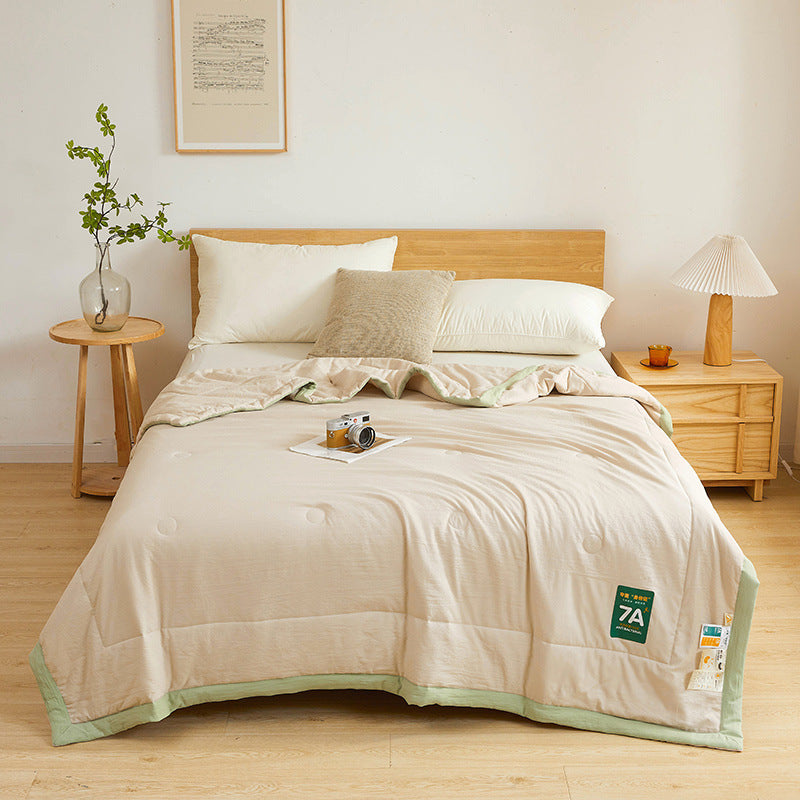 Antibacterial Raw Cotton Washable Summer Cool Quilt