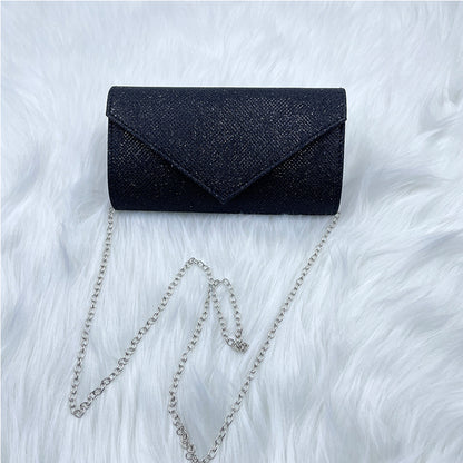 European And American Style Fashion Flash Material Dinner Bag Clutch