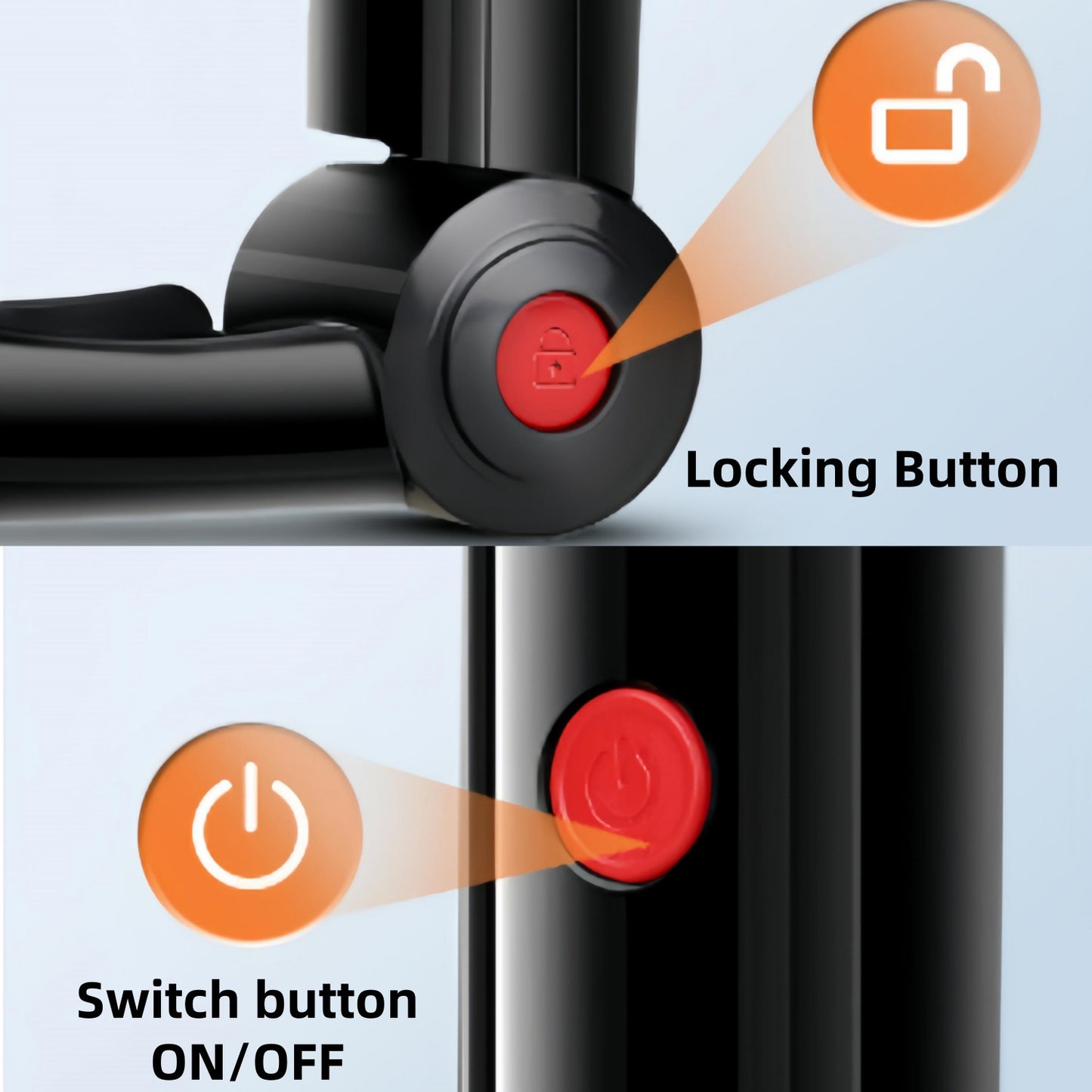 Electric Shaver Foldable Handle Back Lady Shaver USB Charging Whole Body Hair Removal Device