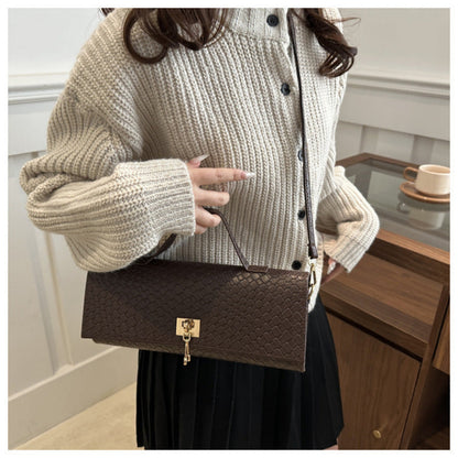 Solid-color Minimalist Versatile And Premium-feel Crossbody Bag For Women