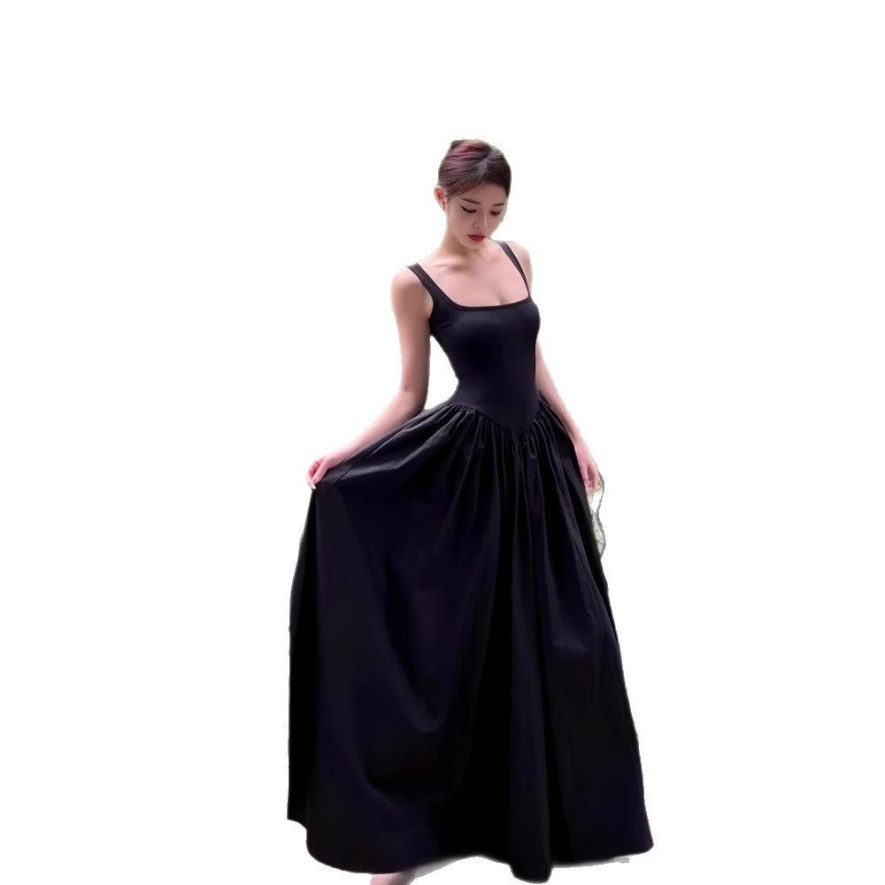 Women's Slim Fit Waist Pear-shaped Figure Dress