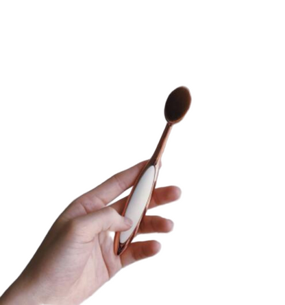 Rose Gold Toothbrush Type Makeup Brush Set