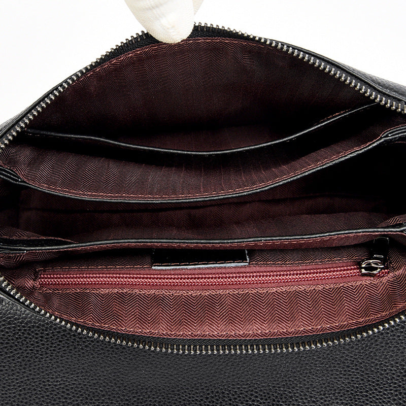 Leather Shoulder Bag Women's Cowhide All-matching