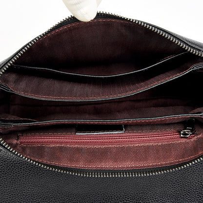 Leather Shoulder Bag Women's Cowhide All-matching