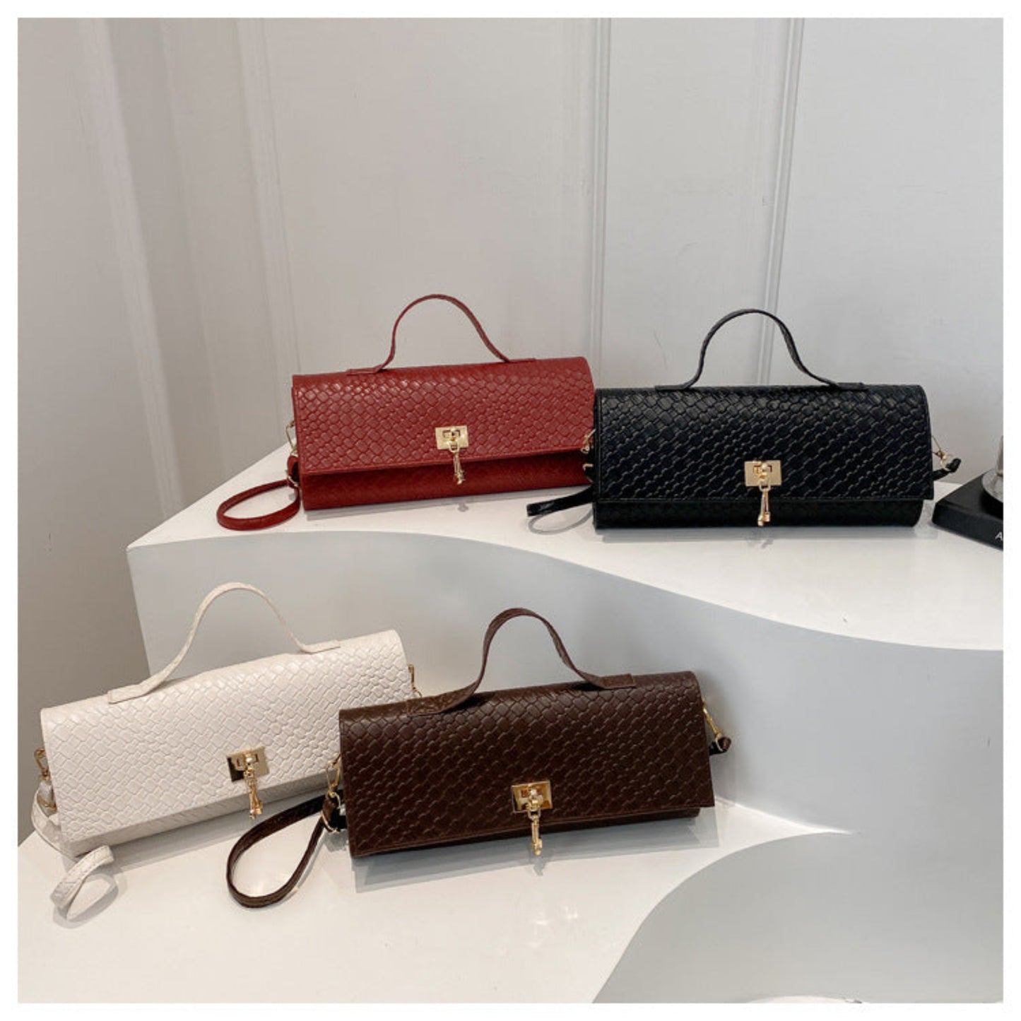 Solid-color Minimalist Versatile And Premium-feel Crossbody Bag For Women